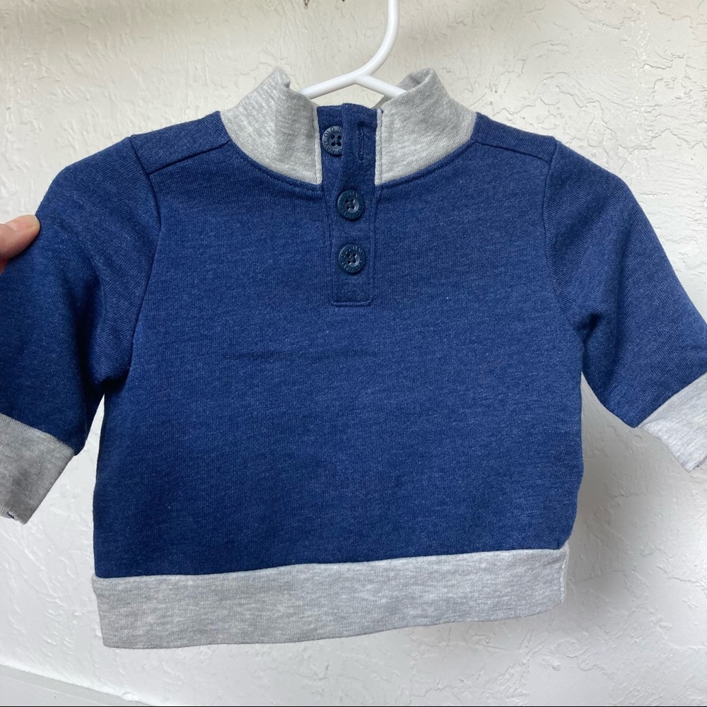 🐃NWOT- Navy & Grey Sweatshirt for Baby